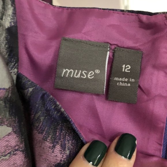 Gorgeous New ADRIANNA PAPELL BLOSSOM COCKTAIL DRESS - Picture 3 of 10